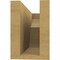 Ekena Millwork 4in. W x 6in. H x 12in. L Crestline Woodgrain TimberThane Rafter Tail, Primed Tan RFTUR04X06X12CRERCPR - alternate 6
